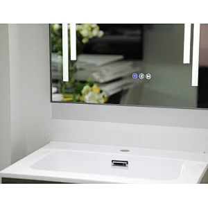 Mosmile 5mm-wide Framed Illuminated LED Bathroom Mirror