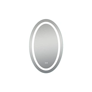 Mosmile Illuminated  Wall Anti-fog LED Oval Bathroom Mirror
