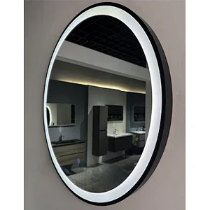 Mosmile Anti-fog Round Illuminated Framed LED Bathroom Mirrors