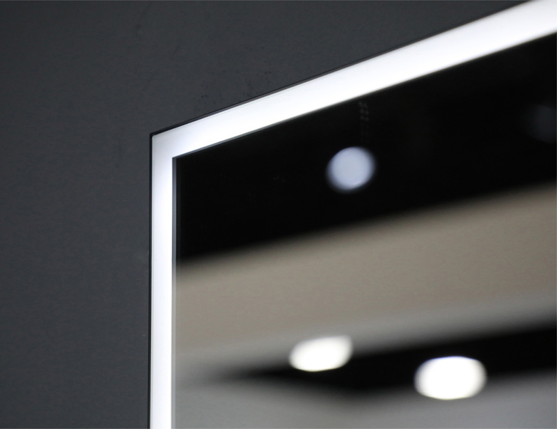 Mosmile Hot Defogging Wall Framed LED Bathroom Mirror