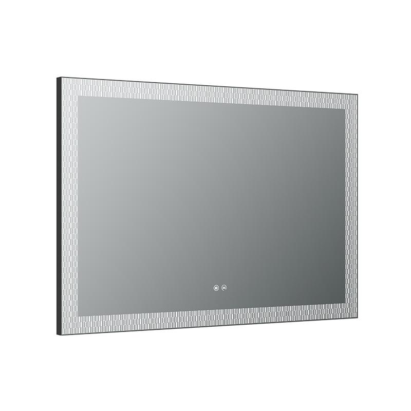 RECTANGLE HONEYCOMBE DESIGN MIRROR WITH FRAME