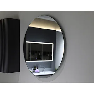 Mosmile Modern Wall Round LED Backlit Light Anti-fog Bathroom Mirrors