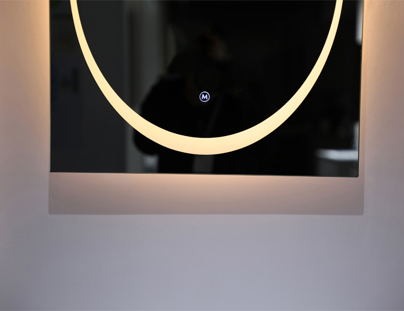 Mosmile  Home LED Light Wall Bathroom Mirrors