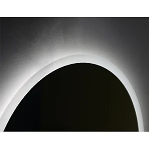 Mosmile Hotel Anti-fog LED Light Frameless Round Bathroom Mirrors