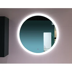 Mosmile Hotel Anti-fog LED Frameless Round Bathroom Mirrors