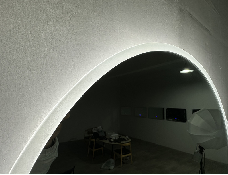 Mosmile Runway Type Bathroom Mirror without Frame