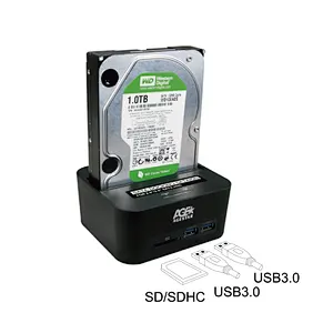 С USB 3.0 хаб+SD картридер  HDD 6G Стыковочное устройство