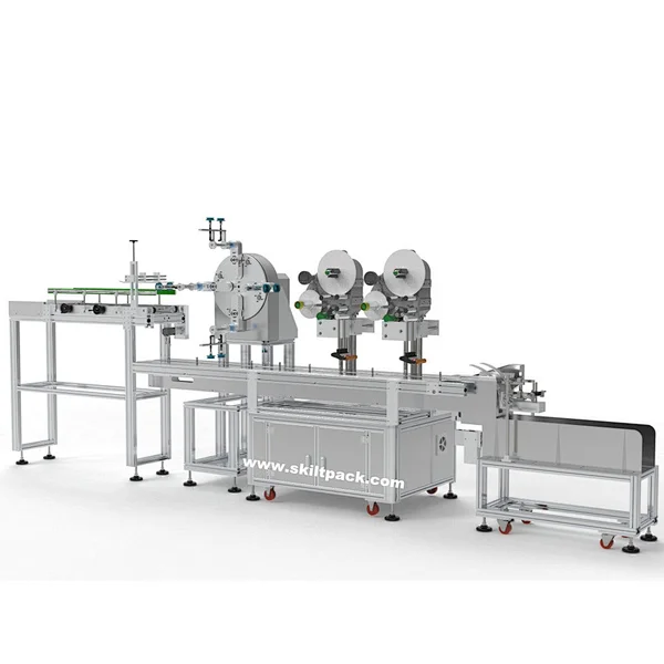 clamshell labeling machine label applicator;