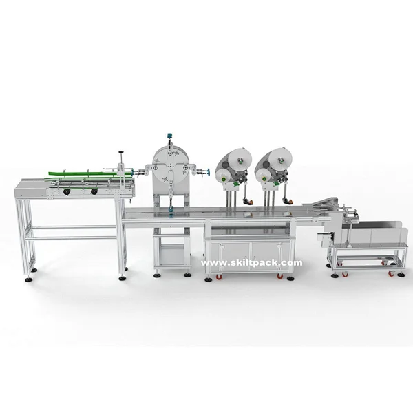 clamshell labeling machine label applicator;