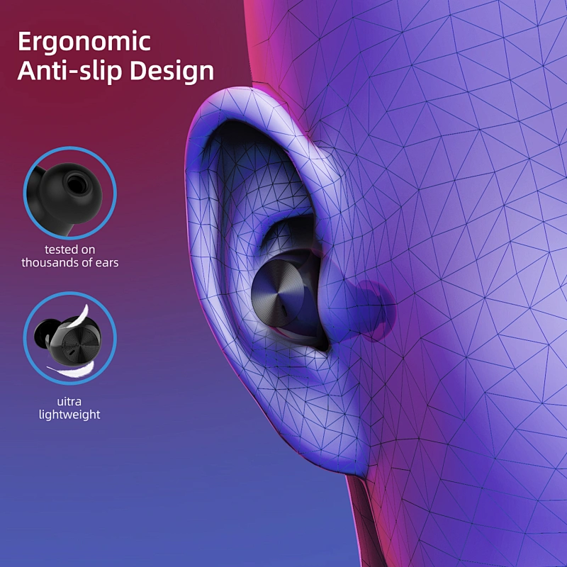 5.0 Smart Touch Control  Waterproof TWS Earbuds Wireless Earphone