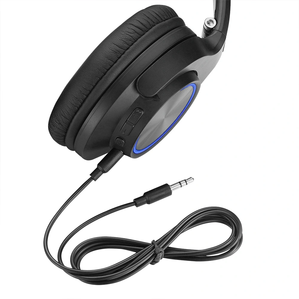 Over-ear Headset Wired Gaming Headphone Gamer Earphone With Mic USB LED Light Headphones For Computer Gamer