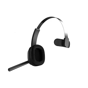 Call Center Bluetooth Headset Hands-Free Wireless Headphones with QCC3040 chipset