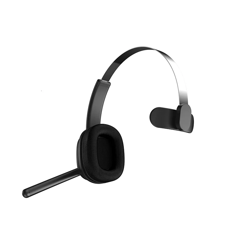Call Center Bluetooth Headset Hands-Free Wireless Headphones with QCC3040 chipset