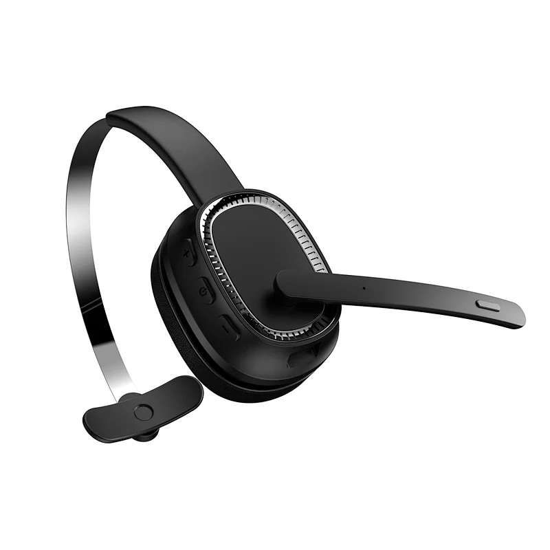 Call Center Bluetooth Headset Hands-Free Wireless Headphones with QCC3040 chipset