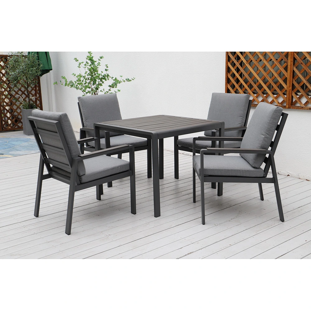 4seat aluminium garden dining set