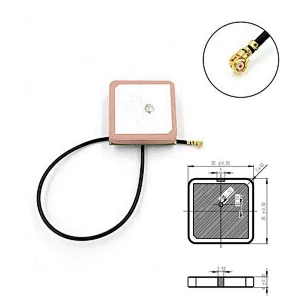 25*25mm 28dBi GPS Dielectric Ceramic Internal Antenna