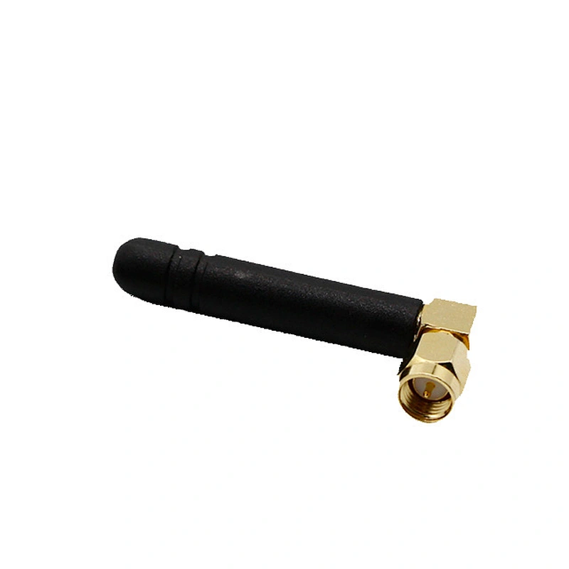 50mm 4G Rubber Mini Antenna With Right Angle SMA Connector