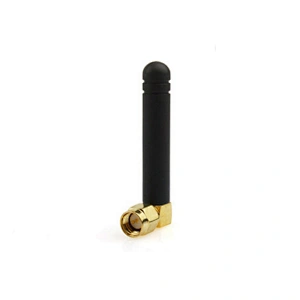 50mm 4G Rubber Mini Antenna With Right Angle SMA Connector