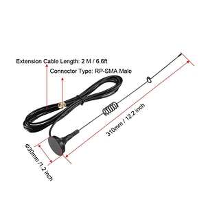 310mm 4G LTE Magnetic Propeller Antenna With SMA Male