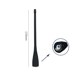 170mm 433MHz Rubber Duck Antenna With TNC Connector