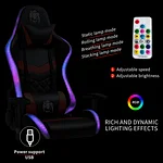 sharper image foldable gaming chair