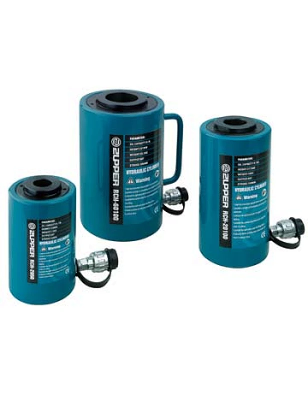 single acting hollow plunger hydraulic steel cylinder