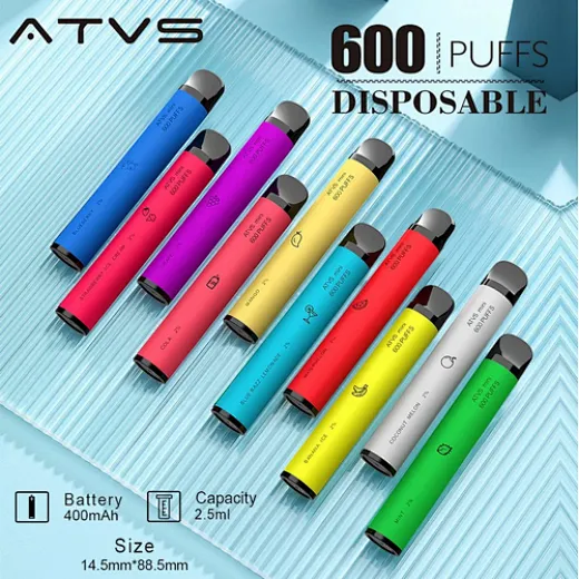 Round Tube 600 Puff Disposable Vape