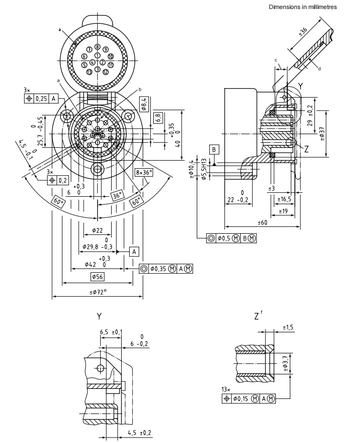 13pin 12v Nylon Trailer Socket , trailer socket , 13 pin trailer