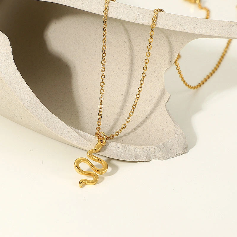 Snake Pendant Chain Stainless Steel Neckalce Factory