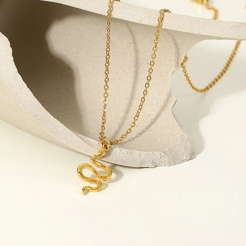 Snake Pendant Chain Stainless Steel Neckalce Factory