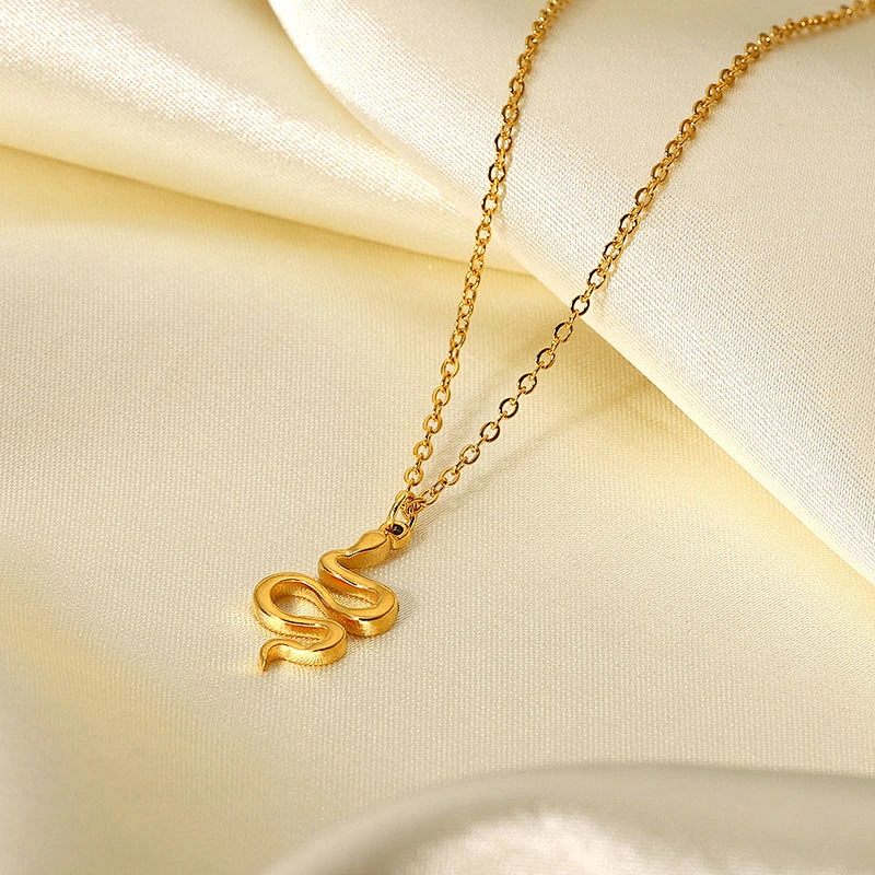 Snake Pendant Chain Stainless Steel Neckalce Factory