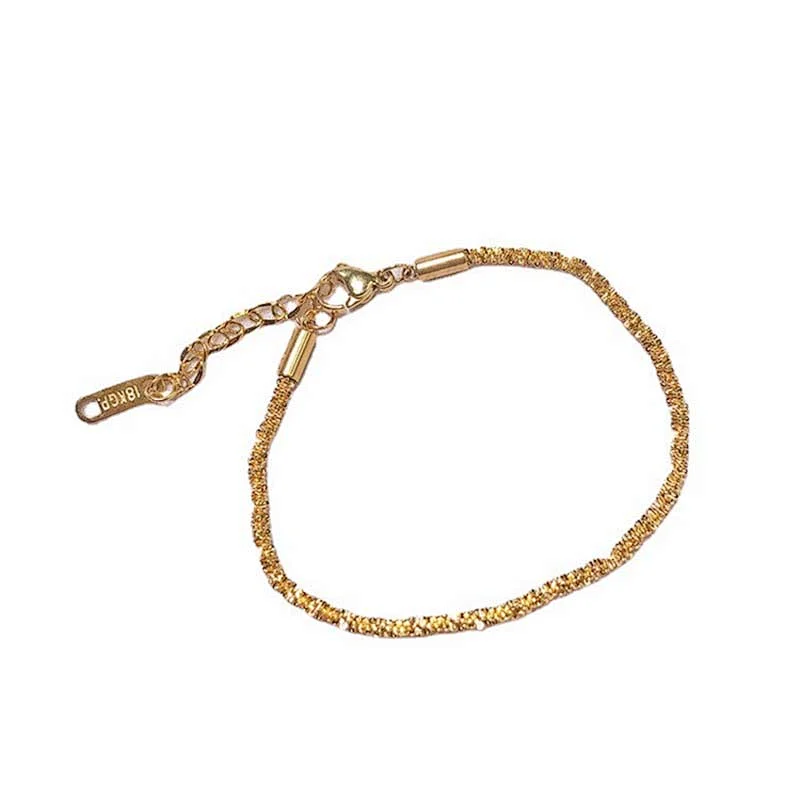 Stainless Steel Twist Simple Bracelet Customize
