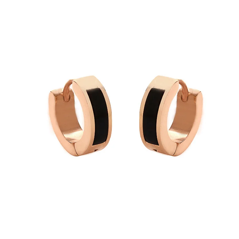 Stainless Steel Inlaid With Natural Shell Earrings Wholesale