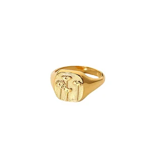 Cheap Stainless Steel Engraved Ring Gold Ring Set Wholesale