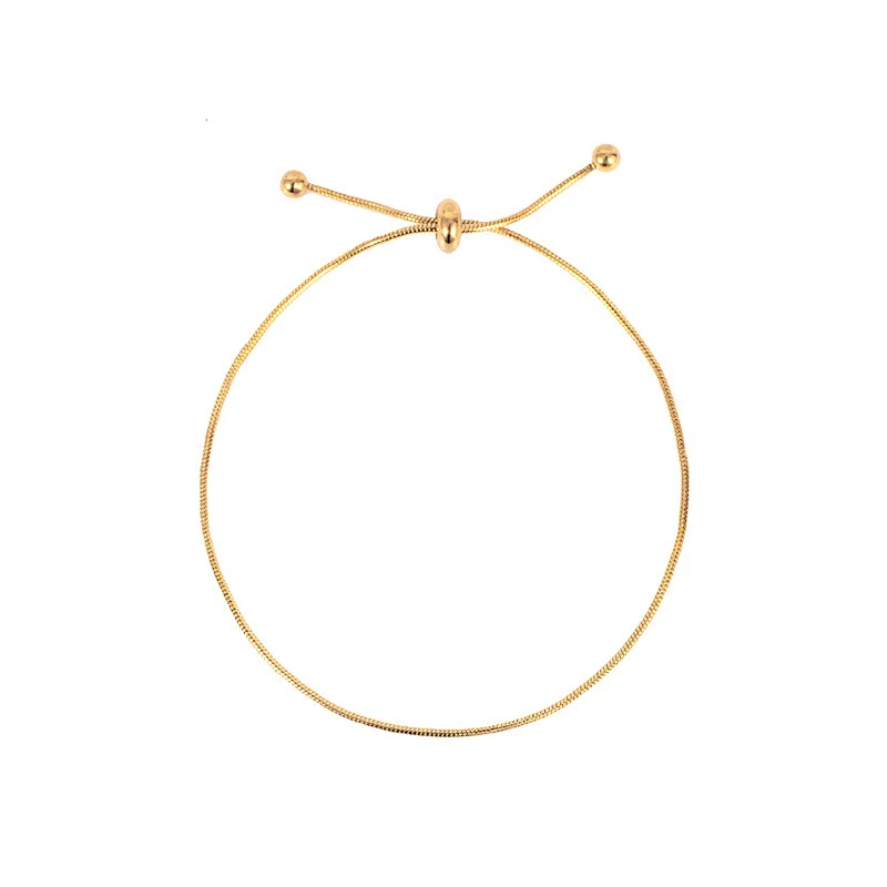 Steel anklet bracelet