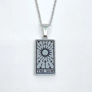 Engrave Tarot Pendant Necklace Custom
