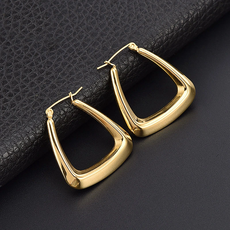 18K Gold Basic Hoop Earrings Wholesale