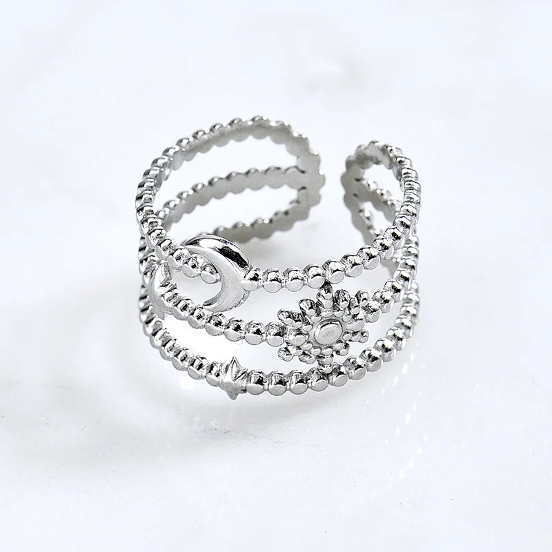 Adjustable Moon Star Rings For Women Manufacturer