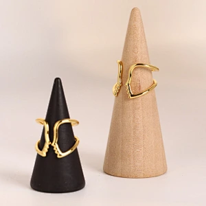 Basic Gemini Face 18K Gold Plated Ring Manufacturer