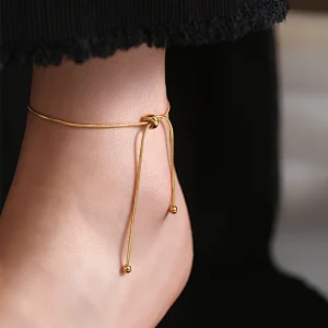 Steel anklet bracelet