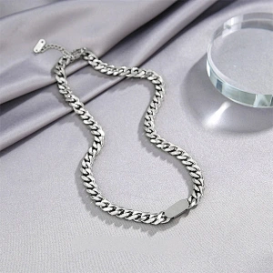 Stainless Steel Simple 18K Gold Plated Chain Bracelet