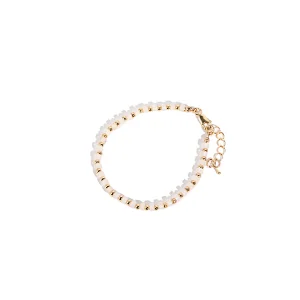 Bohemian Pink Natural Stone Beads Bracelet