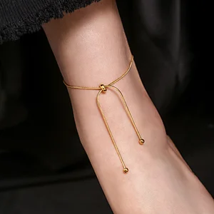 Steel anklet bracelet