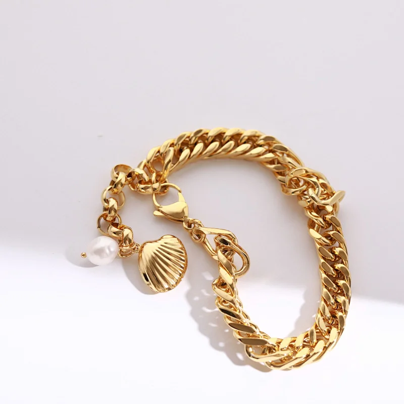 Hip Pop Style Chunky Faceted Chain Bracelet Custom