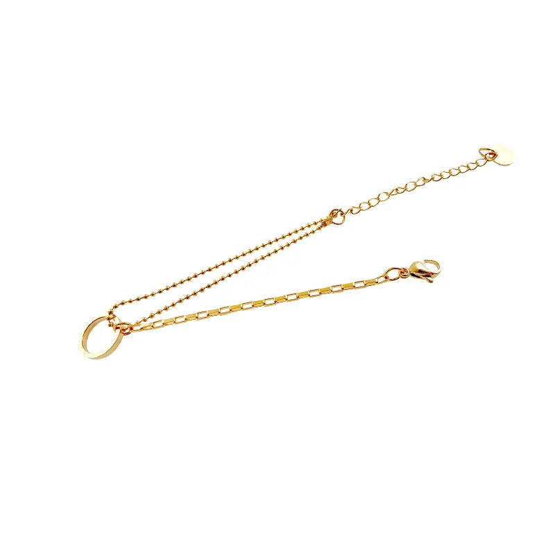 Pearl Geometric Circle Two-Piece Bracelet Set Customize