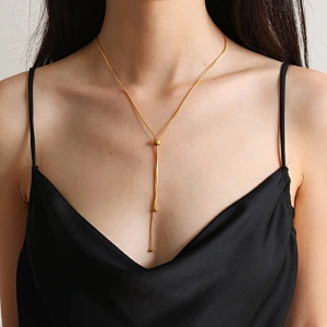 Stainless Steel Adjustable Multi-function Snake Chain Necklace