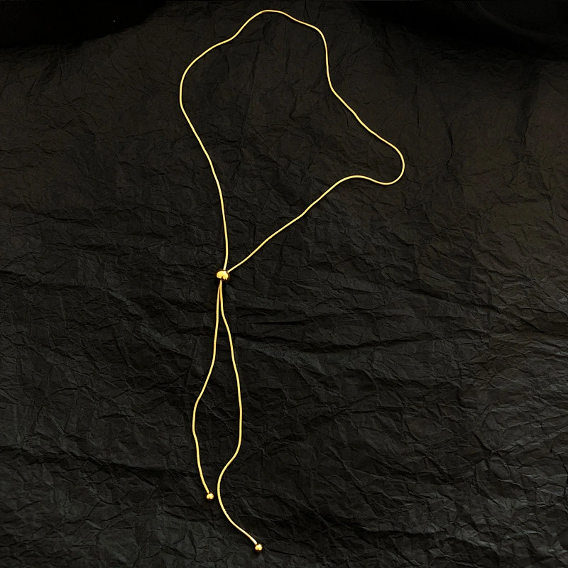Stainless Steel Adjustable Multi-function Snake Chain Necklace