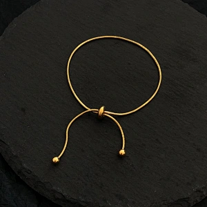 Stainless Steel Simple Slip-On Snake Chain Bracelet Customize