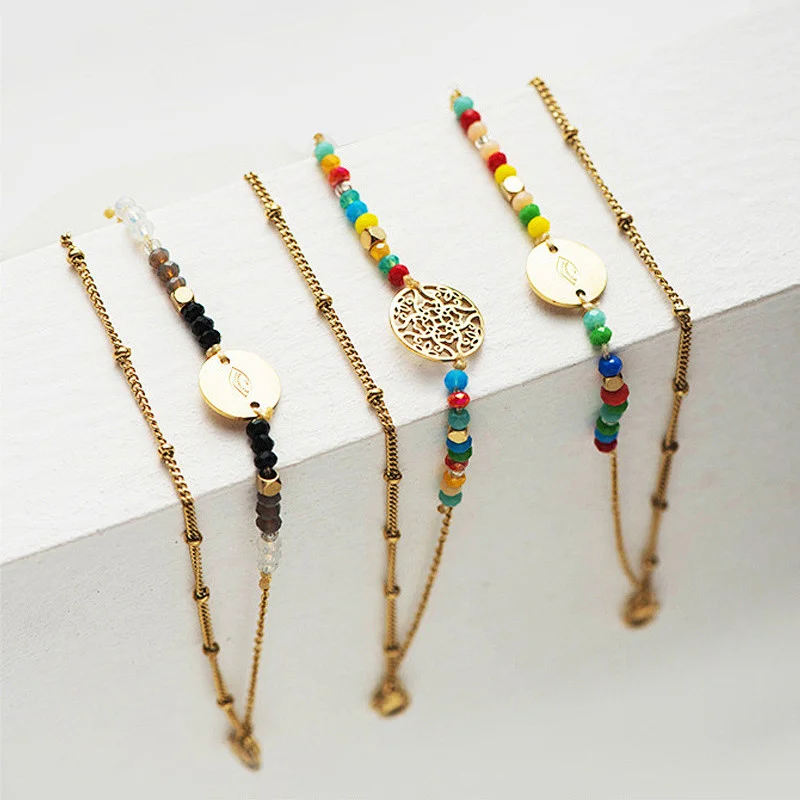 Chain Bracelet Simple Charm Stainless Steel Jewelry