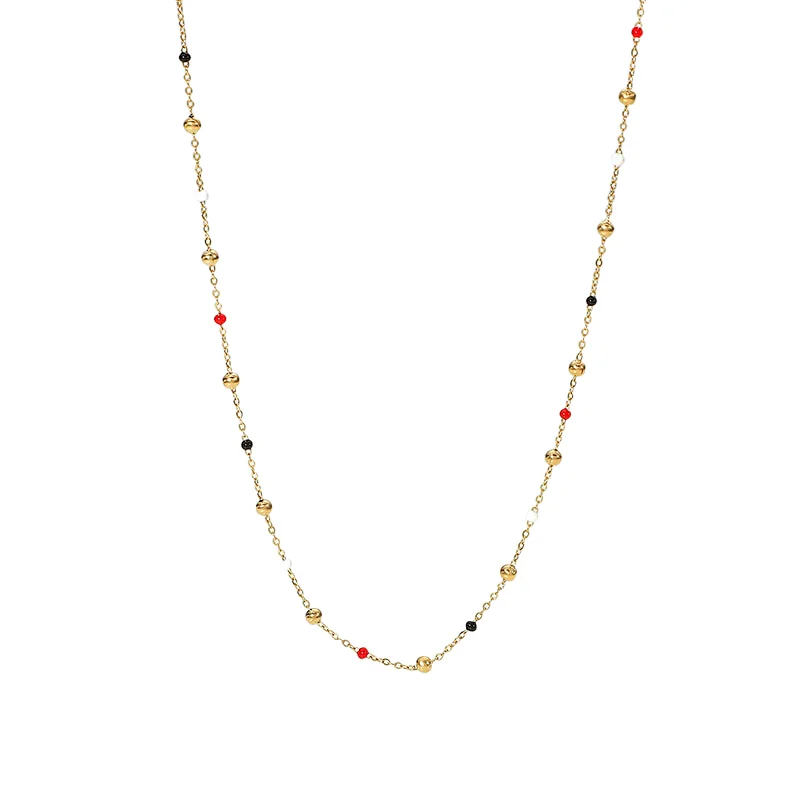 New Simple Chain Necklace Ladies Stainless Steel Necklace
